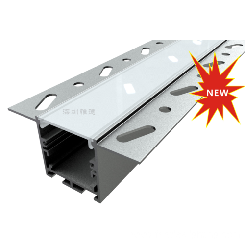 flush mounted Linear Light Aluminium Extrusion Channel